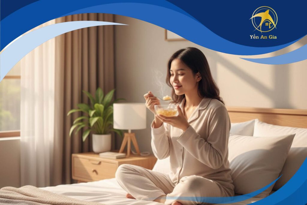 Ảnh thời điểm uống buổi sáng