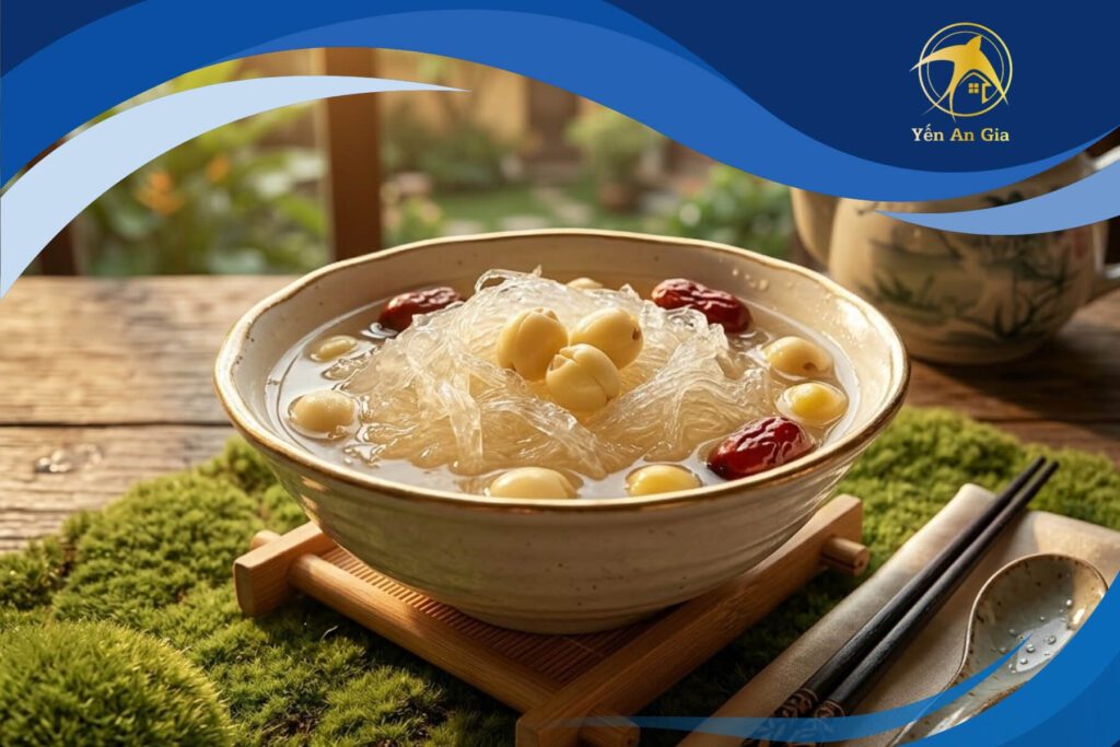 yến chưng đường phèn thơm ngon