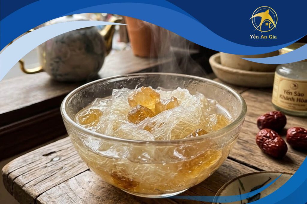 yến chưng hạt sen bổ dưỡng