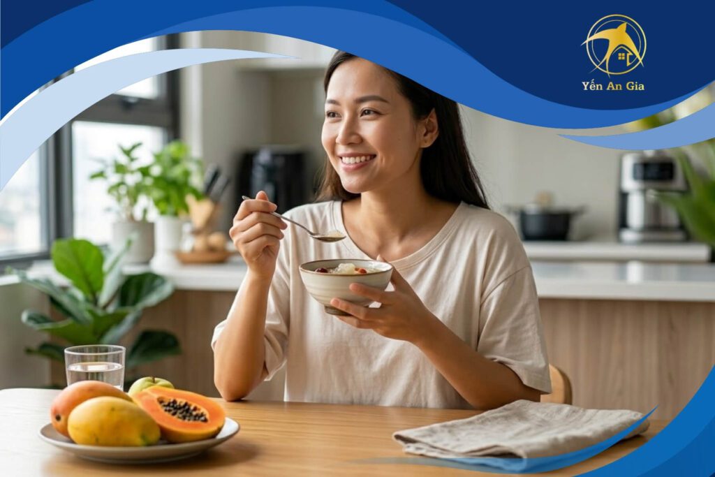 yến nuôi và yến đảo