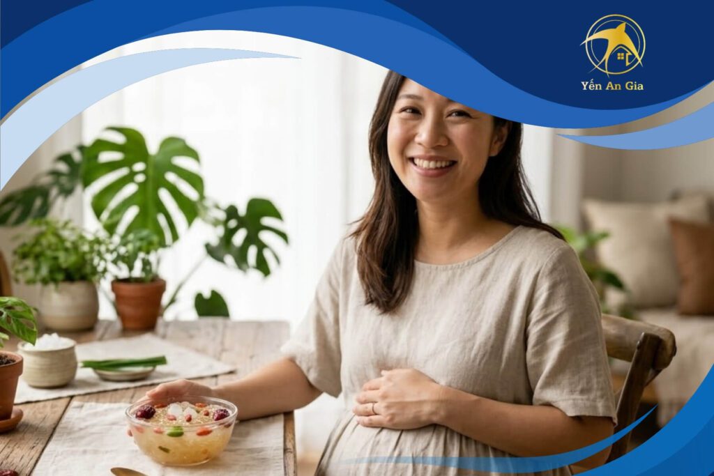 bà bầu ăn tổ yến