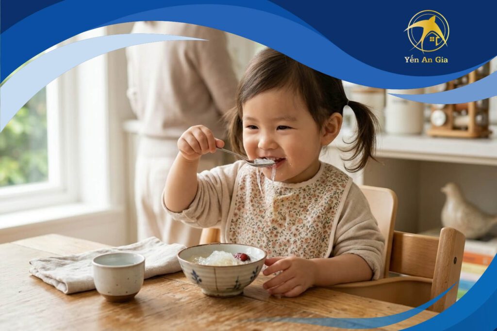 bé ăn yến sào tốt cho sức khỏe